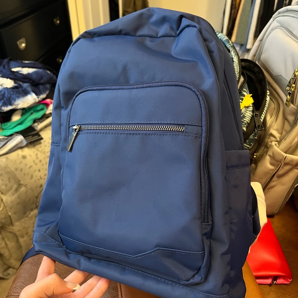 Open story target backpack